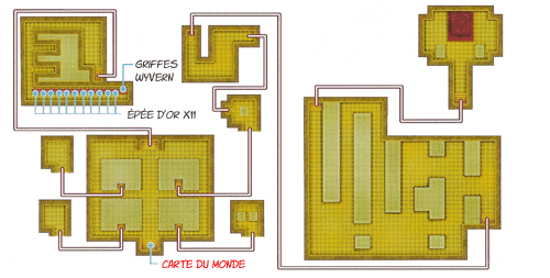 Ff3 Goldor Manor Map Final Fantasy Iii - Le Manoir Goldor Sur Gamegaia